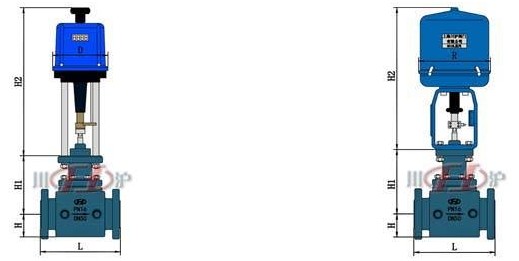 電動保溫調節閥 結構圖