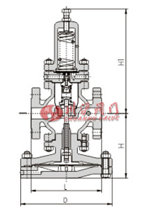 DP17型蒸汽減壓閥結構圖